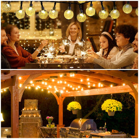USOKYO warm white glow for cozy patio night ambiance