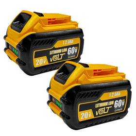 USPECIAL 12000mAh battery, DCB606 compatible, extends runtime for DeWalt cordless tools.