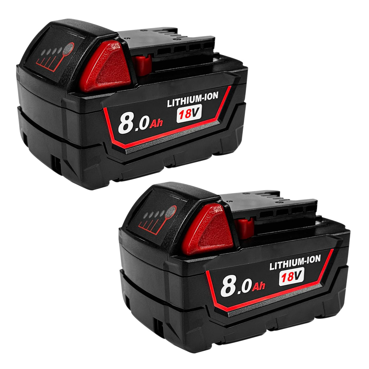 USPECIAL 8Ah battery pack for Milwaukee 18V, extended runtime.