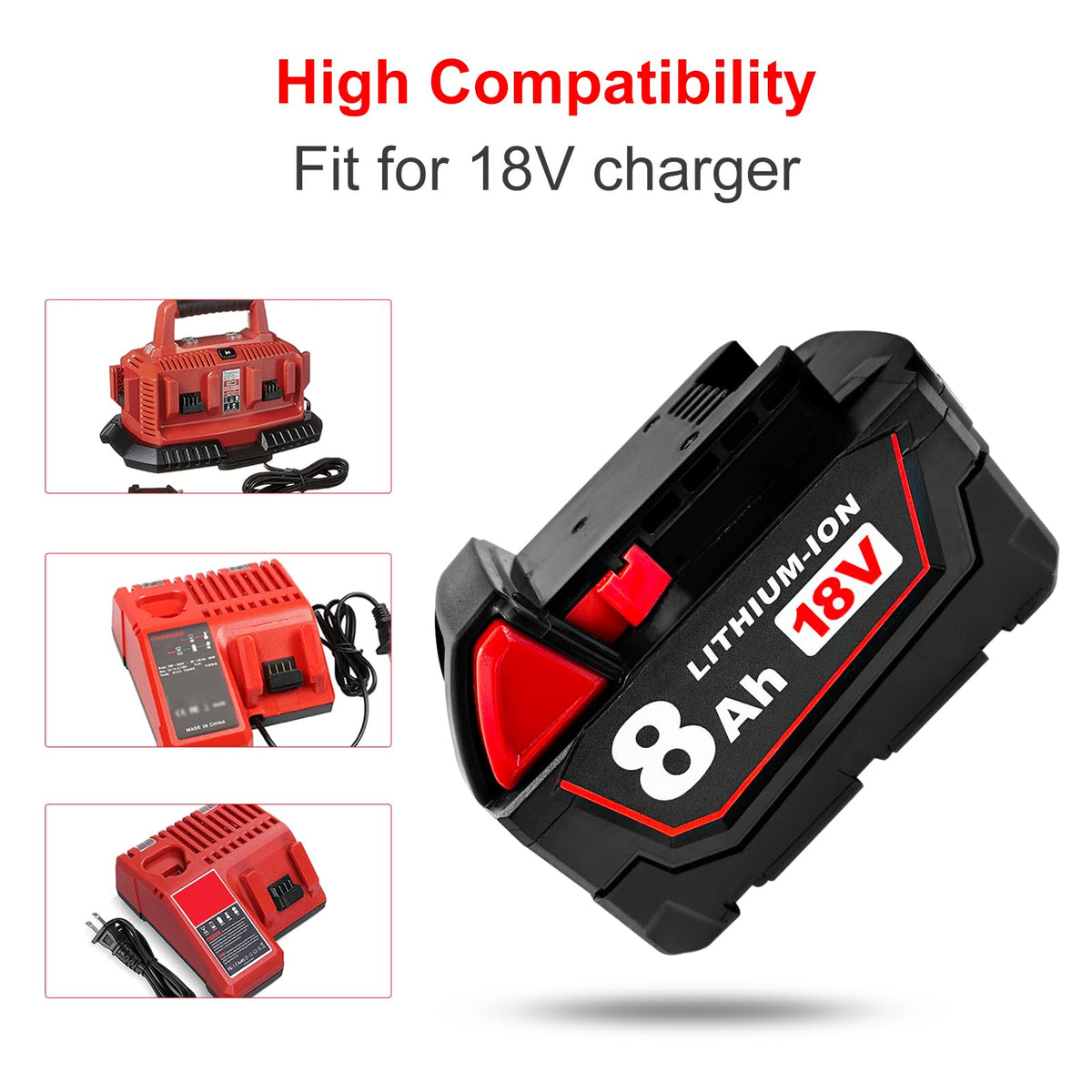 USPECIAL no-memory-effect battery for easy charge-anytime convenience.