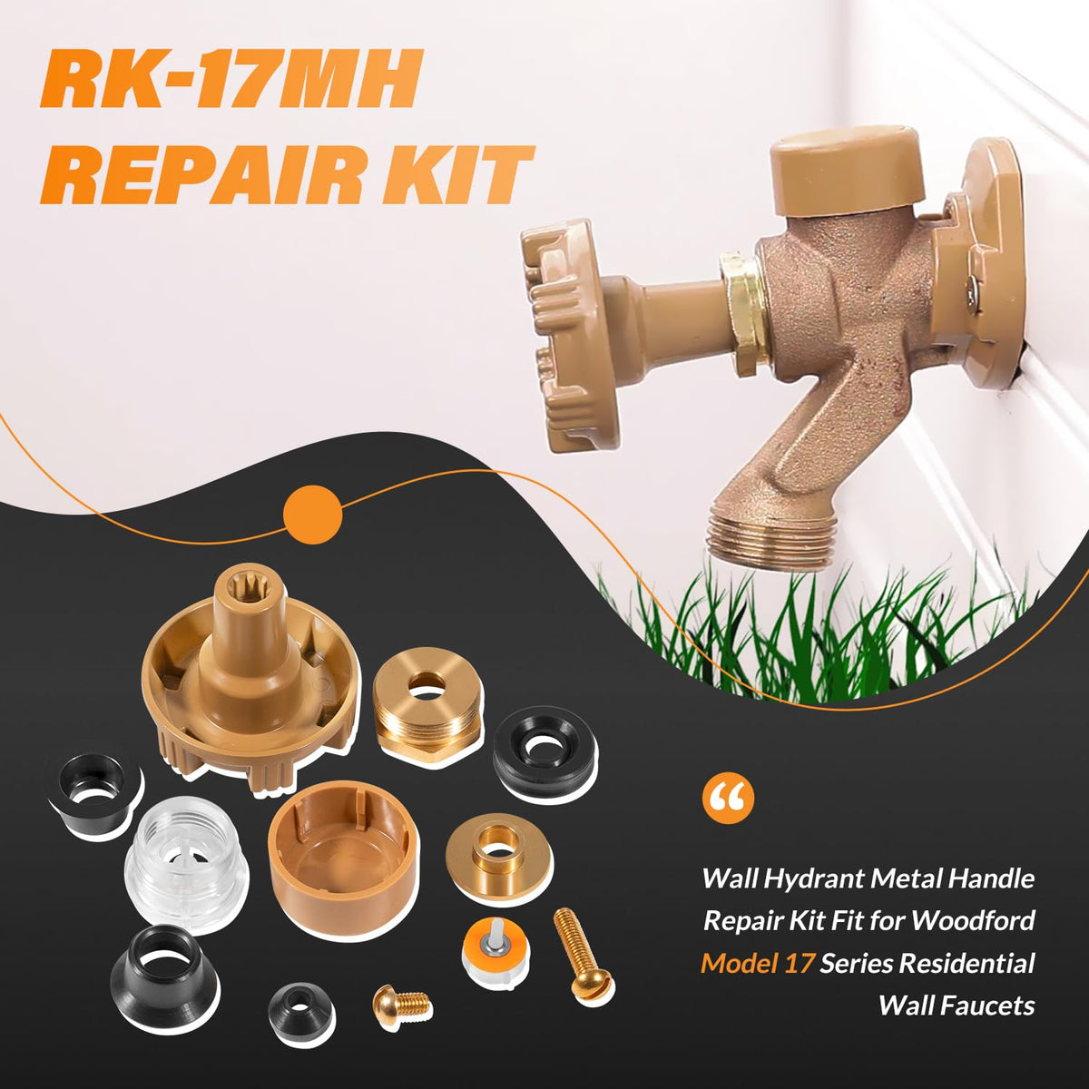 usvehj RK-17MH check valve for Woodford restores valve function and consistent flow