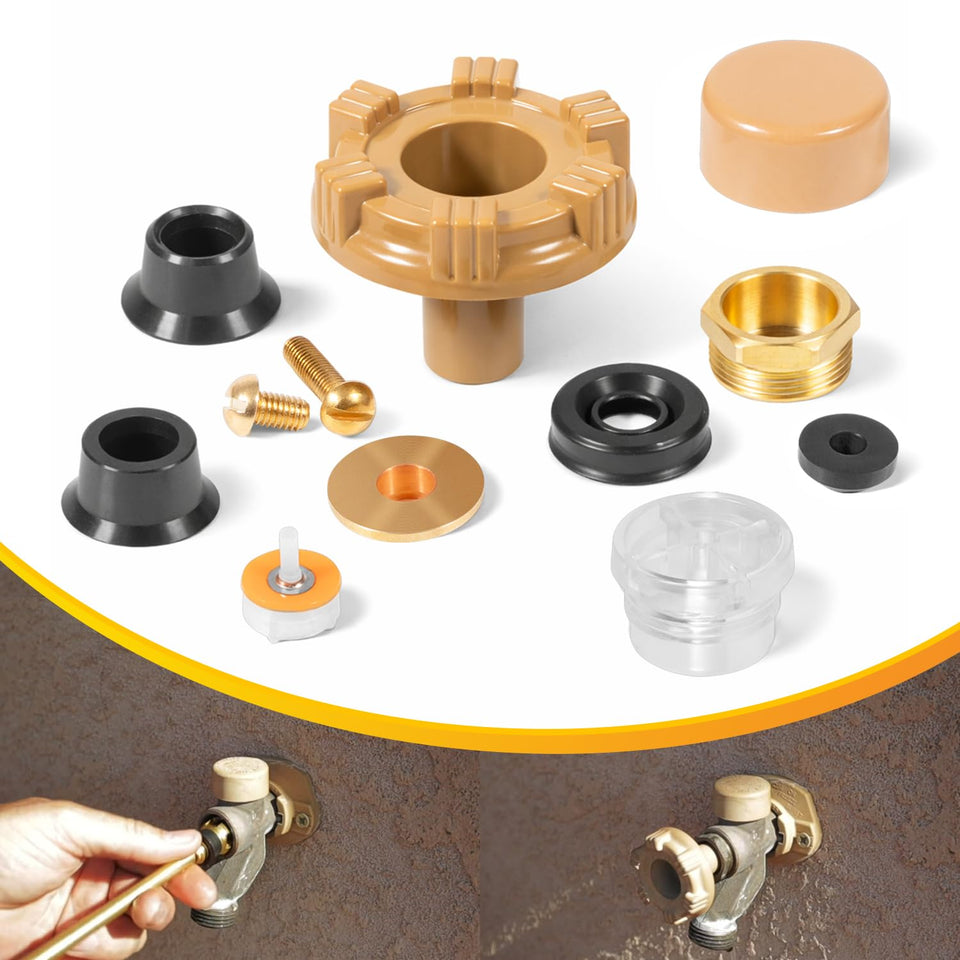 usvehj RK-17MH handle screw for Woodford faucets enables secure outdoor leak fixes
