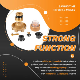 usvehj RK-17MH packing nut for Woodford faucets helps seal connections and prevent leaks