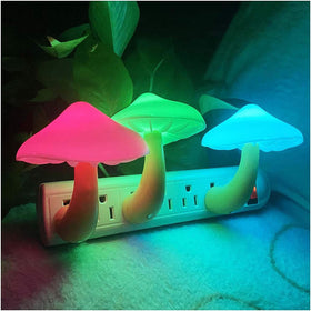 UTLK mushroom night light 3-pack provides a gentle ambient glow for any room.