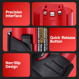 UTRBATT battery compatible with Milwaukee heated jacket
