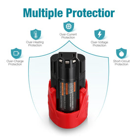 Battery includes microchip for overcharge protection and longer life