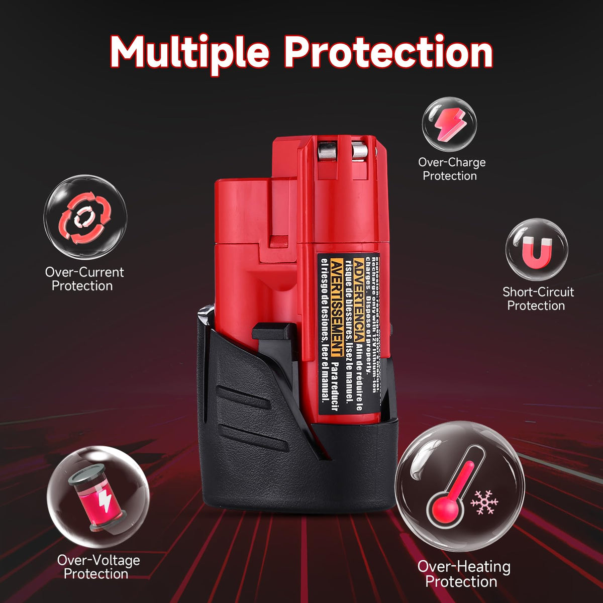 UTRBATT safety chip prevents overcharge for reliable performance