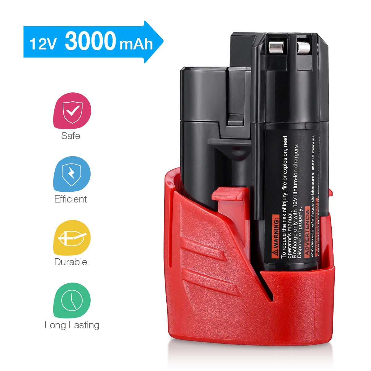 Two-pack M12 battery set ready for DIY and pros
