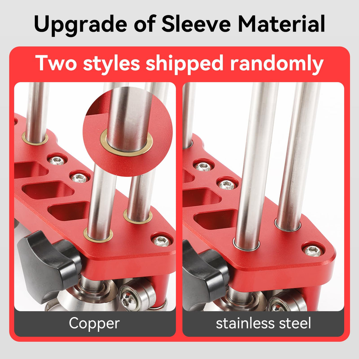 Uttempt angle roller close-up showing scratch-free 90-degree bend capability