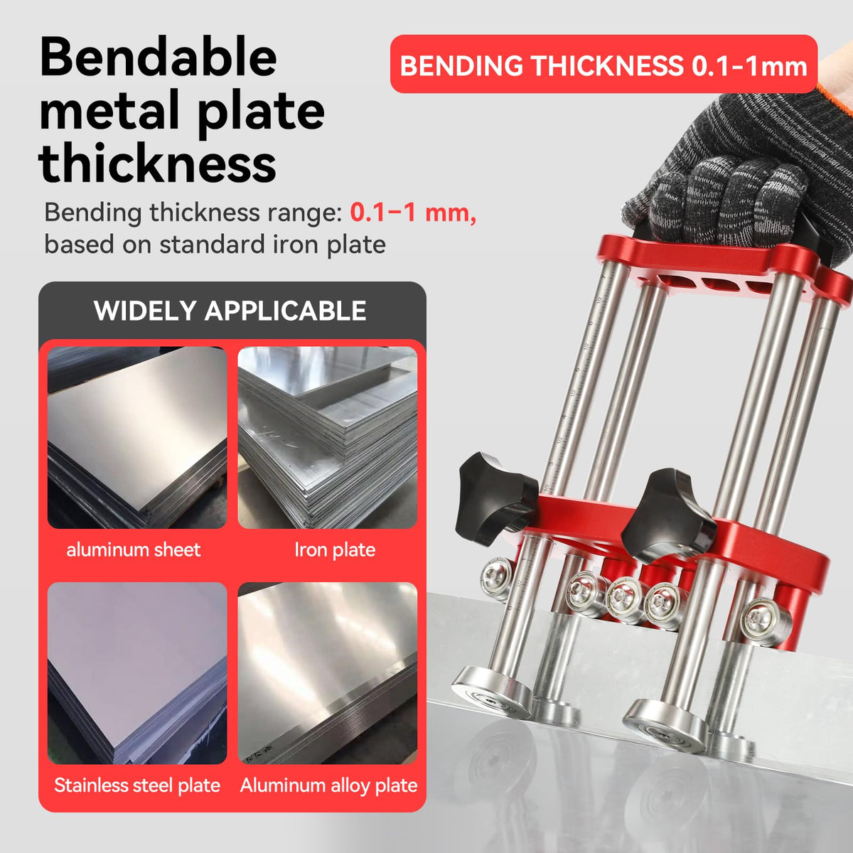 Uttempt large 7in roller enabling longer bend in a single pass