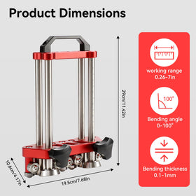 Uttempt center roller with height gauge for repeatable accuracy