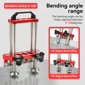 Uttempt triple-wing bolt locking system in use for quick secure adjustment