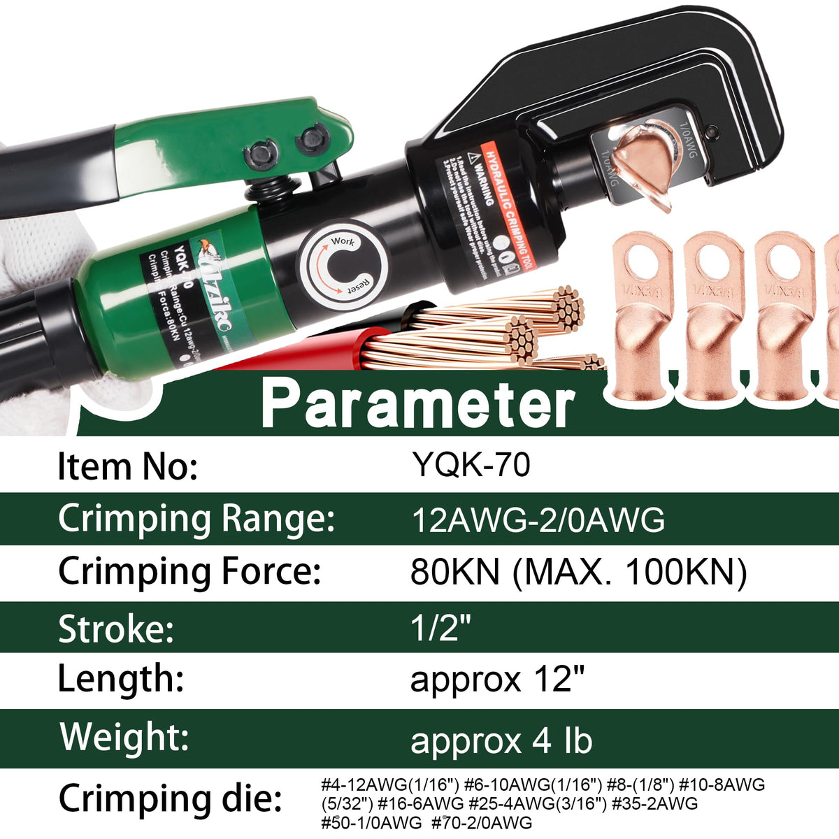 Spare seals and toolbox included for long-term tool durability