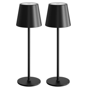 uuffoo 2-pack cordless table lamp pack shot, minimalist design for versatile spaces.