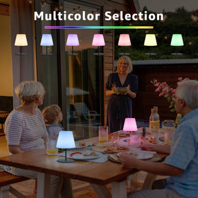 Uuffoo mini shower lamp portable for bedroom or balcony setups.
