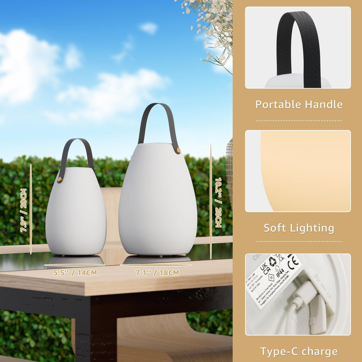 uuffoo RGB lantern showcasing color options for mood lighting