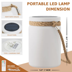 uuffoo solar table lamp lantern RGB mode creates vibrant ambience for outdoor gatherings