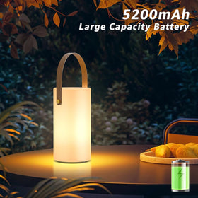 Uuffoo portable lantern supports USB and solar charging.