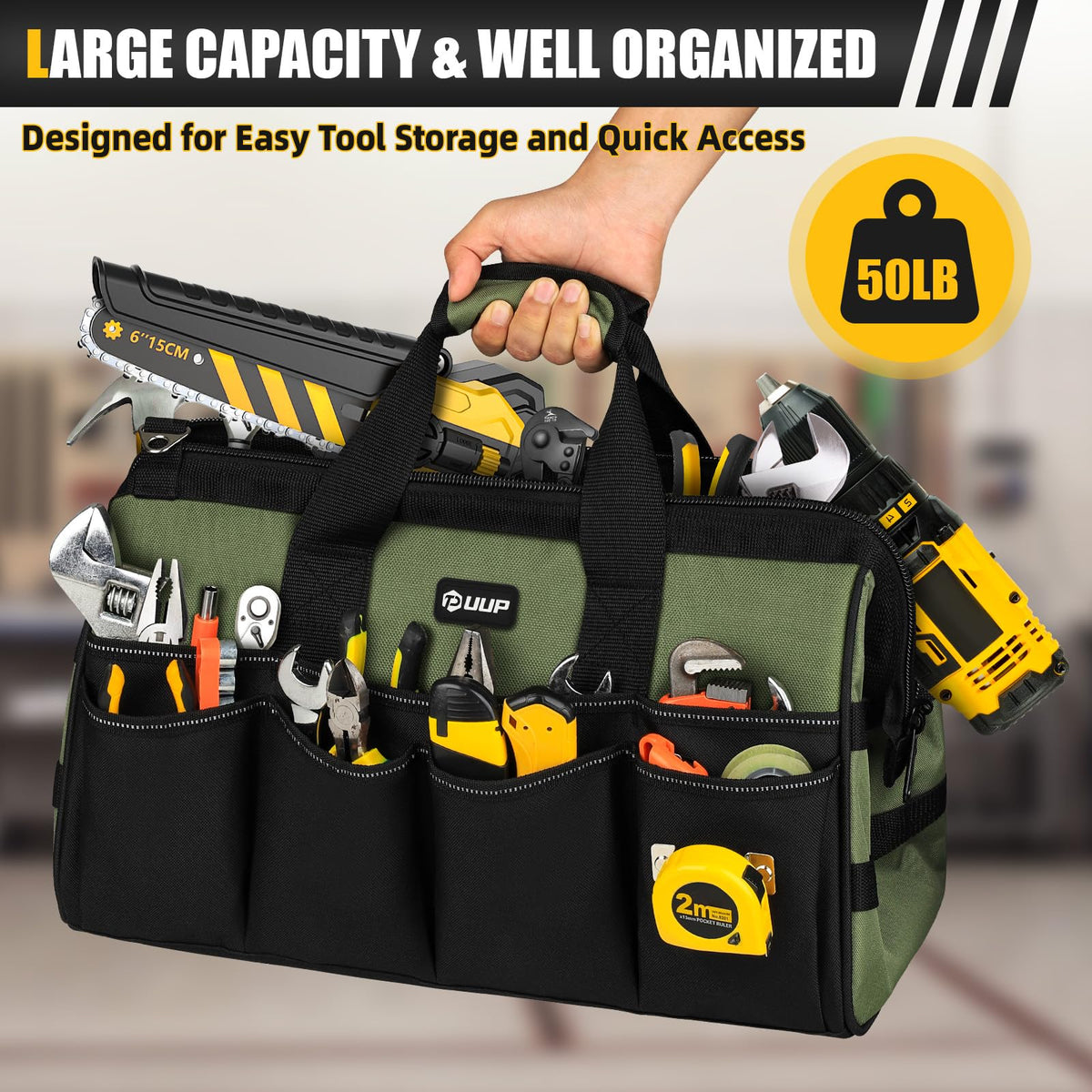 UUP bag demonstrates tactical MOLLE design for external gear attachment and expanded capacity.