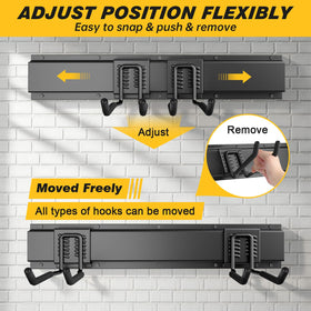 UUP heavy-duty metal construction highlights durability for frequent garage use