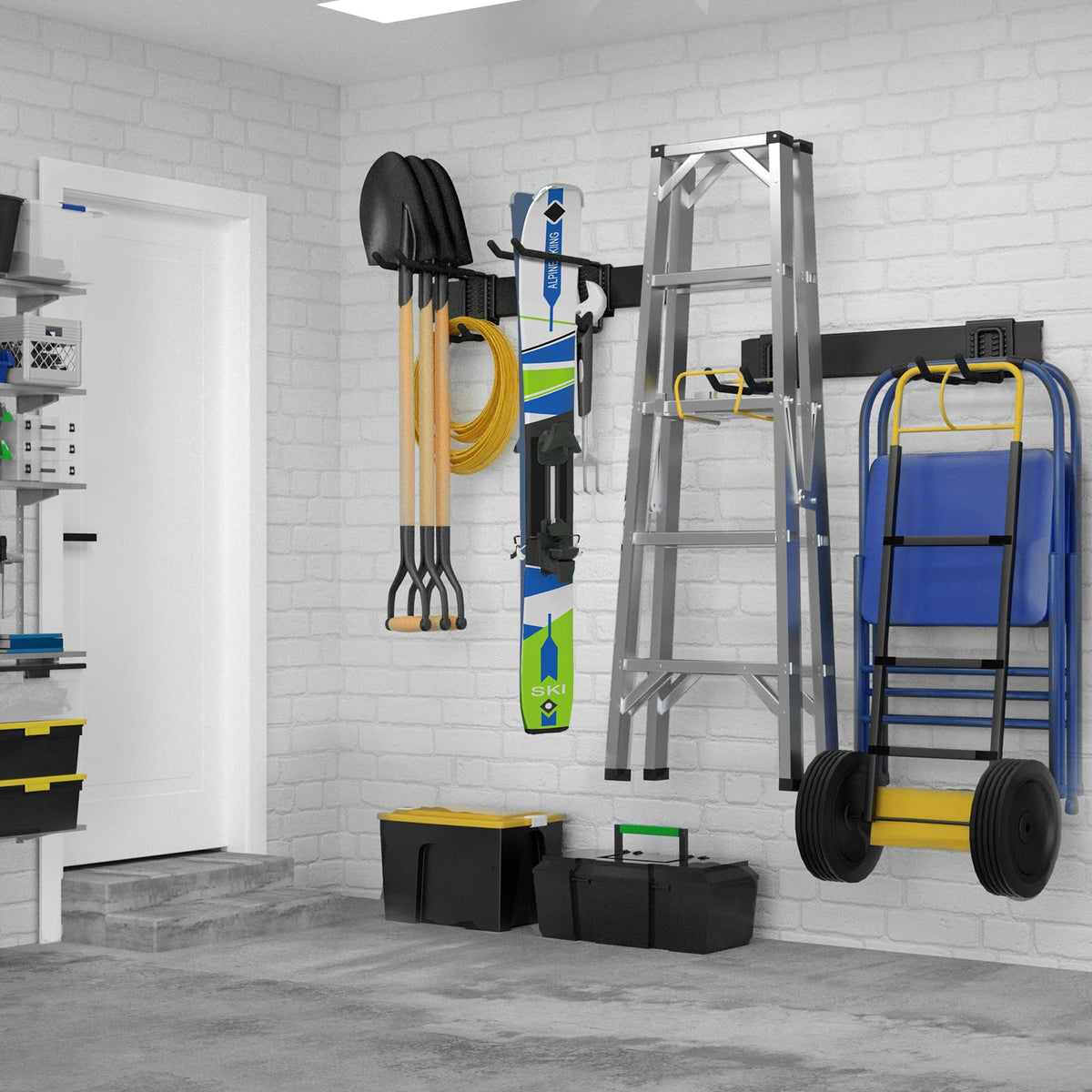 UUP organized workspace helps find gear quickly during DIY tasks