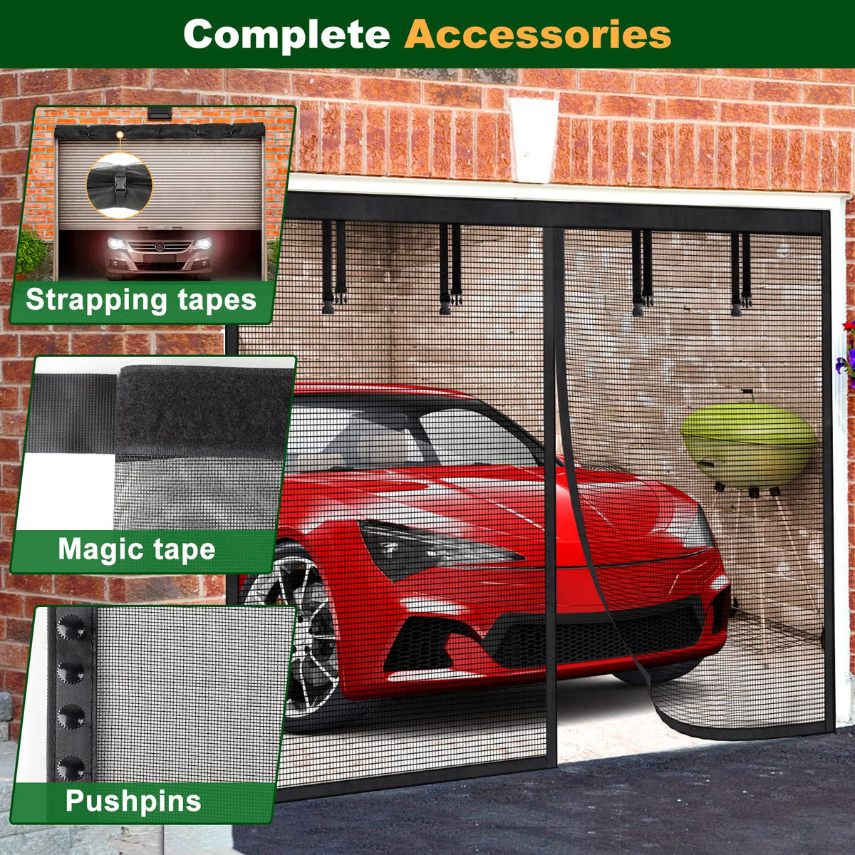 UUP pet-friendly garage screen lets pets pass