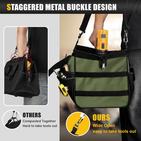 UUP shoulder strap and buckle enable comfortable carrying at different heights.