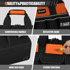 Reflective stripe on UUP bag for better visibility in low light