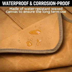 UUP apron adjustable cross straps and padded shoulders for comfortable wear.