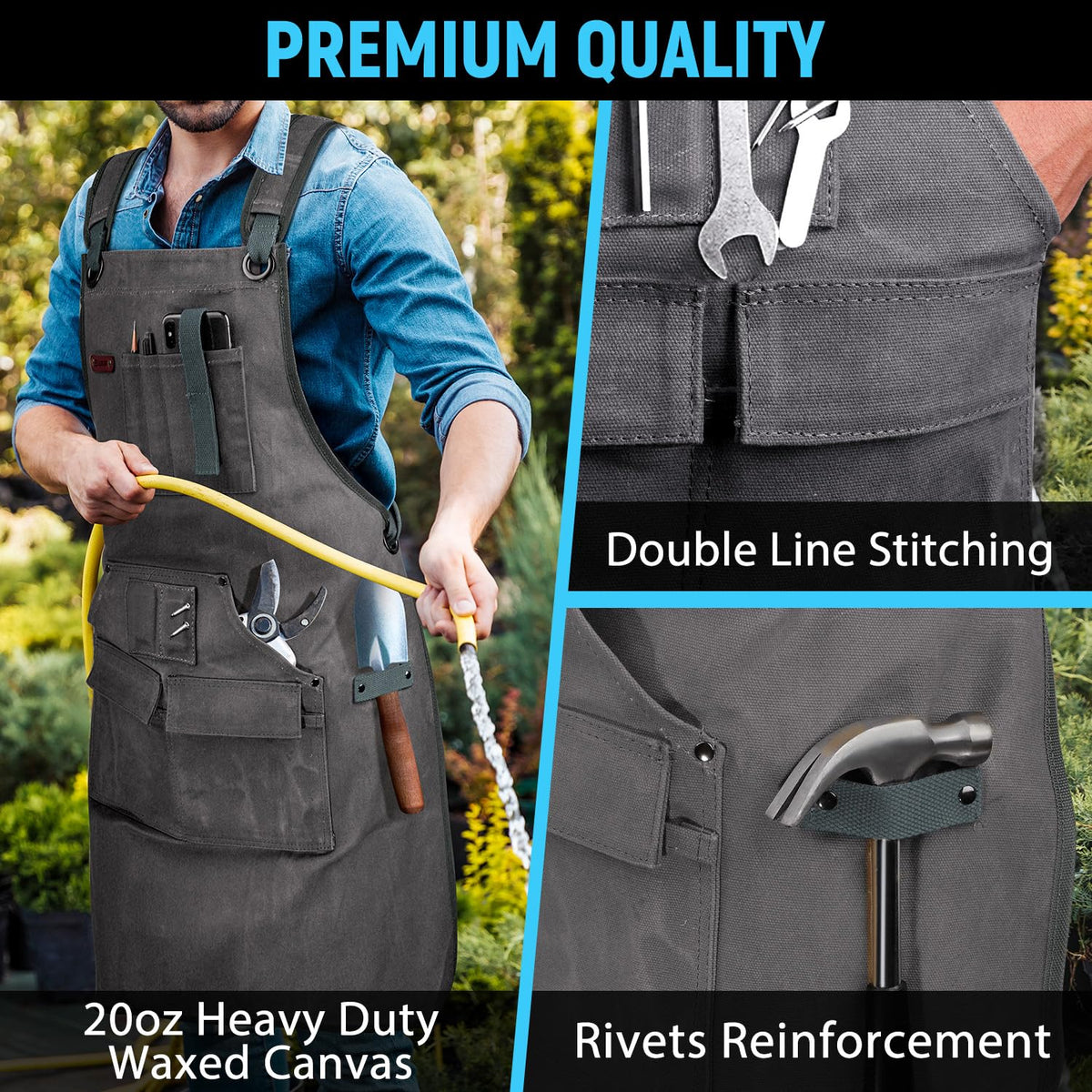 UUP cross-back straps provide comfortable neck-free support