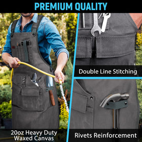 UUP cross-back straps provide comfortable neck-free support