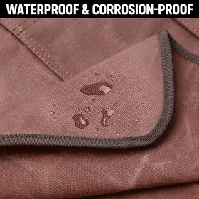 UUP Woodworking Apron magnetic pocket holds small parts securely.