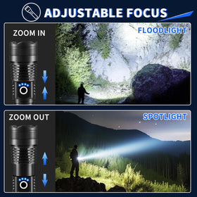 UUYEE 5 modes and adjustable focus provide versatile lighting.