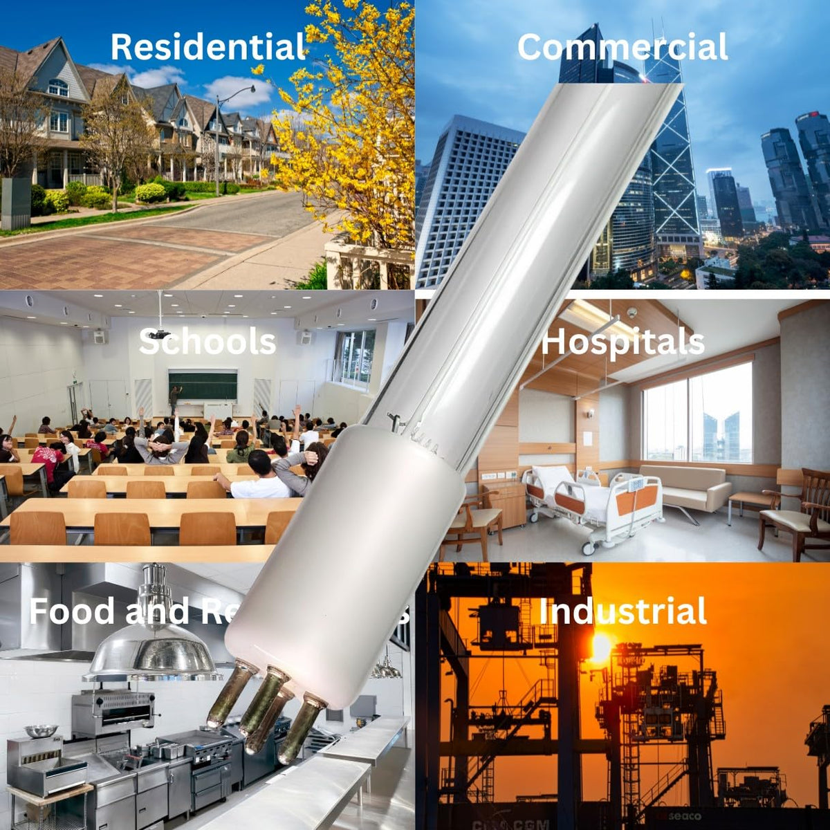 UV Light UV-ATS4-450 bulb 254 nm UV-C spectrum for effective water treatment