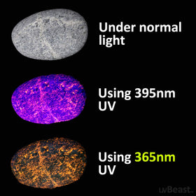 uvBeast New V3 365nm MINI on desk ready for quick testing.