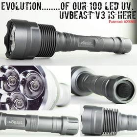 uvBeast V3 long-range beam reaches 70ft for wide-area checks.