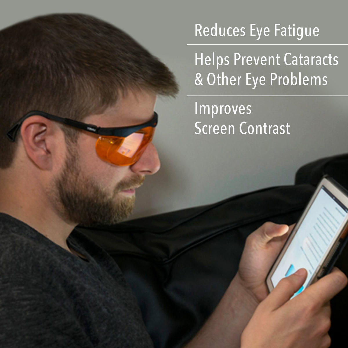 Uvex Skyper 3-position lens inclination enables ergonomic screen viewing