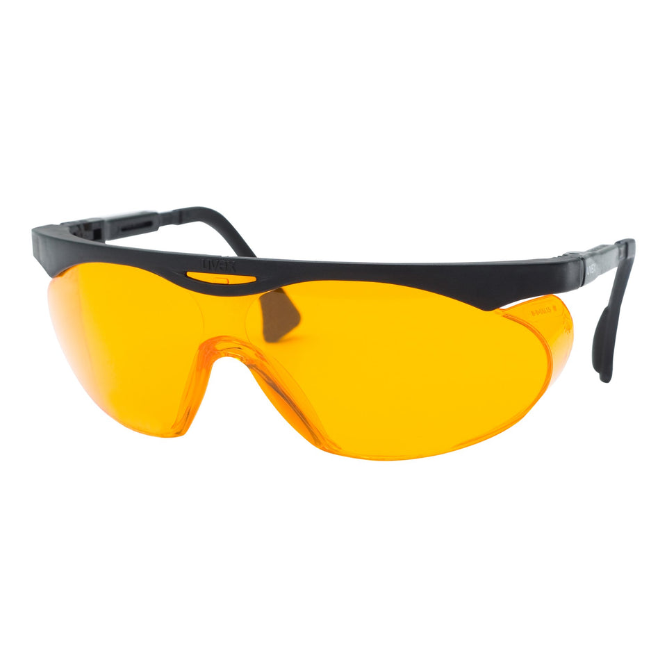 Uvex Skyper blue-light blocking glasses front view for daily screen use