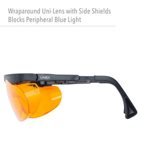 Uvex Skyper wrap-around uni-lens with molded nose bridge