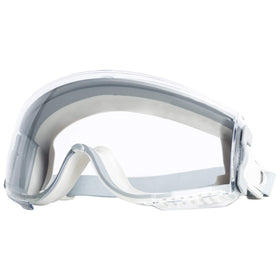 Uvex Stealth goggles with HydroShield anti-fog lens for fog-free visibility in dusty environments