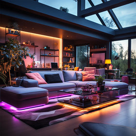 UVTaoYuan adhesive-backed LED strip sticks to smooth surfaces