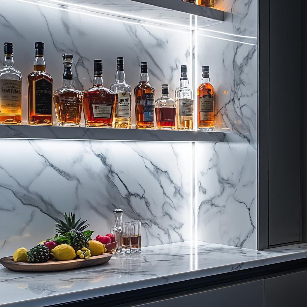 Flexible UVTaoYuan strips bend around corners for seamless decor.