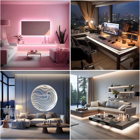 UVTaoYuan LED strip lights plug and play with easy USB power.