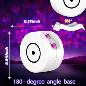 UweSmart Galaxy Projector ABS-safe materials ensure kid-friendly use.