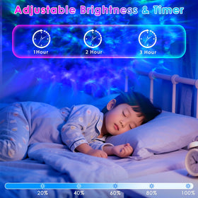 UweSmart Galaxy Projector Remote Control for easy brightness and speed adjustments.