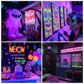 uwiner 120-degree beam creates wide, immersive neon effects.