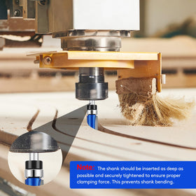 Compatibility with CNC and table routers for flexible use