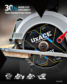 UXACE anti-vibe technology reduces vibration for smoother operation.