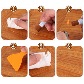 uxcell easy-application repair wax for scratches on furniture