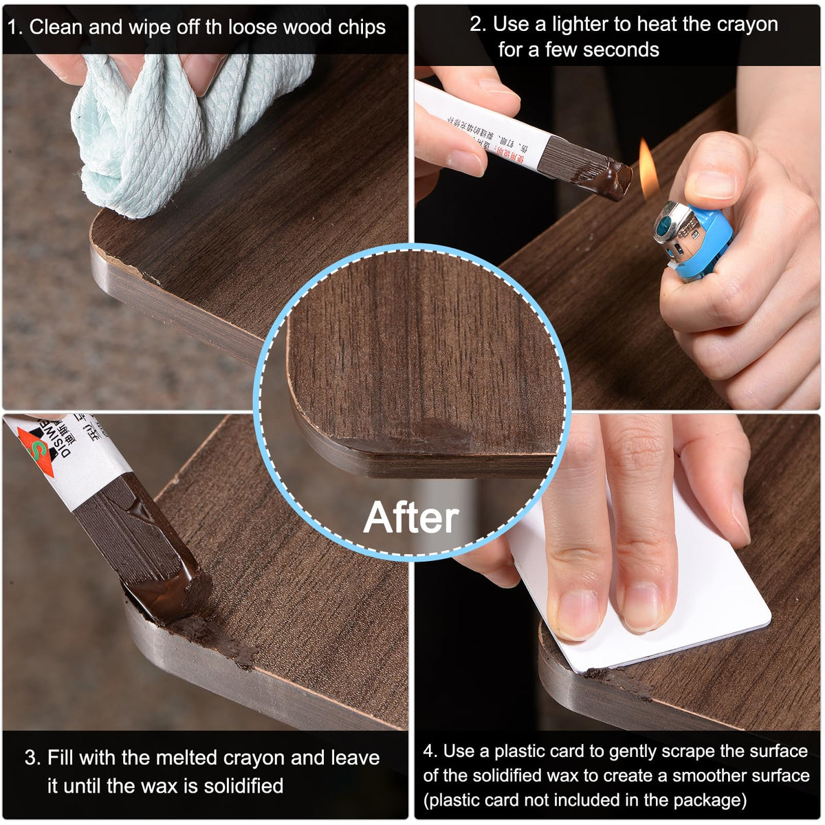 uxcell table desk chair gap filler blends with finish